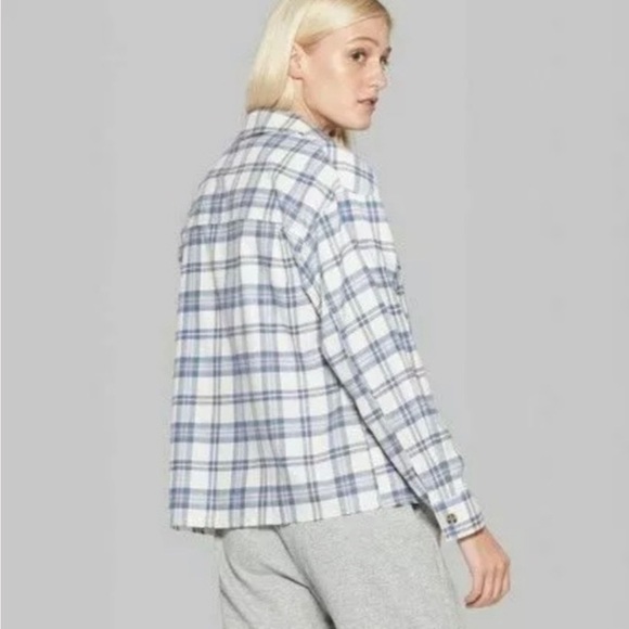 Wild Fable Women’s Plaid Long Sleeve Shirt - NWT small - Picture 9 of 9